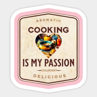 Cooking is my Passion Sticker